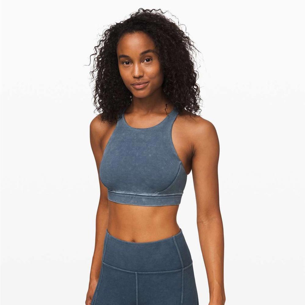 Lululemon Bob and Weave Bra - Washed Night Diver - 4